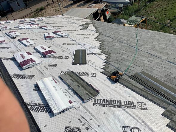 Shingles in Progress